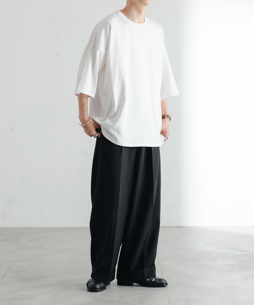 epnok（エプノック）の「バックロゴカラーTee（Tシャツ/カットソー・メンズ・ブラック/オフホワイト/オレンジ/ブルー/グリーン・SMALL/MEDIUM/LARGE）」の14枚目の写真