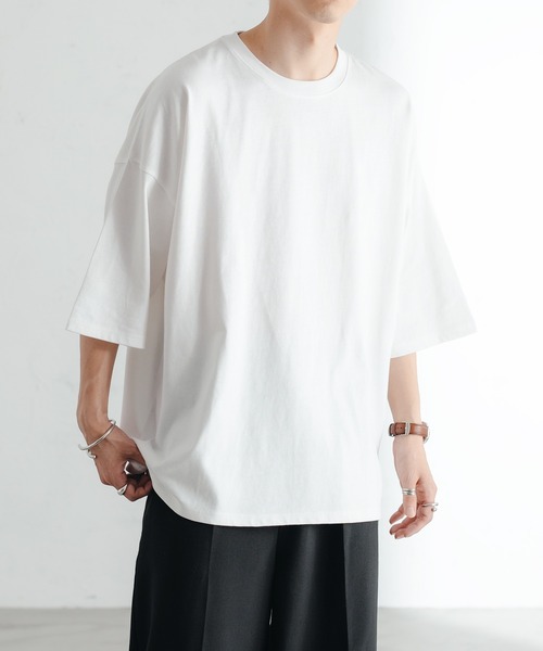 epnok（エプノック）の「バックロゴカラーTee（Tシャツ/カットソー・メンズ・ブラック/オフホワイト/オレンジ/ブルー/グリーン・SMALL/MEDIUM/LARGE）」の20枚目の写真