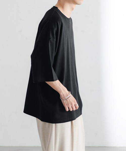 epnok（エプノック）の「バックロゴカラーTee（Tシャツ/カットソー・メンズ・ブラック/オフホワイト/オレンジ/ブルー/グリーン・SMALL/MEDIUM/LARGE）」の15枚目の写真