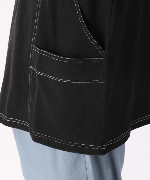 niko and...(ニコアンド)の「ペインターポケットTシャツ(Tシャツ/カットソー・メンズ・グリーン/ブラック/ブルー/オフホワイト・MEDIUM/LARGE)」の11枚目の写真