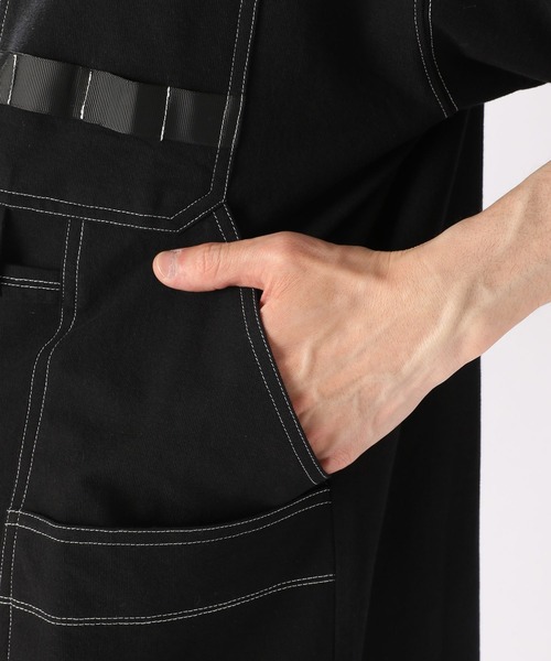 niko and...(ニコアンド)の「ペインターポケットTシャツ(Tシャツ/カットソー・メンズ・グリーン/ブラック/ブルー/オフホワイト・MEDIUM/LARGE)」の20枚目の写真