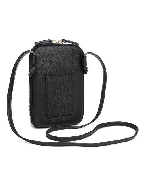 GUSCIO（グッシオ）の「【グッシオレザー】本革　ウォレットショルダーバッグ　お財布ポシェット（ショルダーバッグ・レディース・アイボリー/ブラック/ベージュ系/ブルー/ピンク/オレンジ/ラベンダー・FREE）」の21枚目の写真