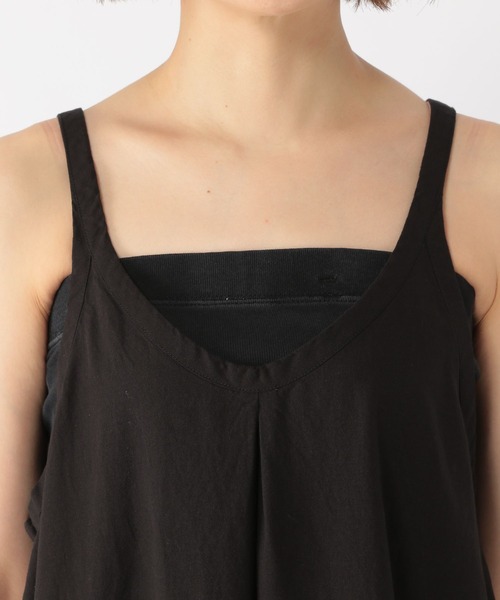studio CLIP（スタディオクリップ）の「ペチキャミワンピース（ワンピース・レディース・オフホワイト/ブラック・FREE）」の5枚目の写真