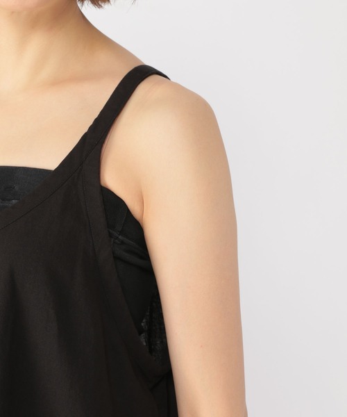 studio CLIP（スタディオクリップ）の「ペチキャミワンピース（ワンピース・レディース・オフホワイト/ブラック・FREE）」の12枚目の写真