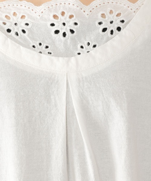 studio CLIP（スタディオクリップ）の「ペチキャミワンピース（ワンピース・レディース・オフホワイト/ブラック・FREE）」の9枚目の写真