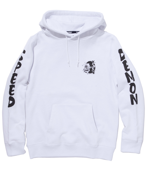 XLARGE（エクストララージ）の「SPEED DEMON PULLOVER HOOD SWEAT（パーカー・メンズ・ホワイト/ブラック/アッシュ/ネイビー・X-LARGE/MEDIUM/LARGE/SMALL）」の15枚目の写真