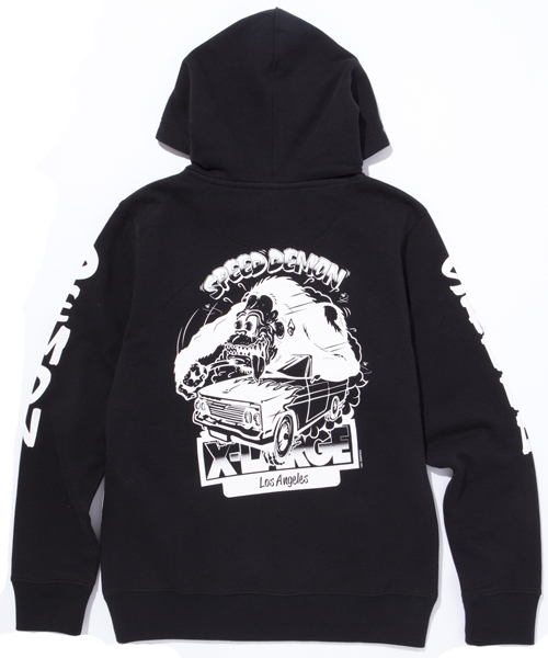 XLARGE（エクストララージ）の「SPEED DEMON PULLOVER HOOD SWEAT（パーカー・メンズ・ホワイト/ブラック/アッシュ/ネイビー・X-LARGE/MEDIUM/LARGE/SMALL）」の10枚目の写真