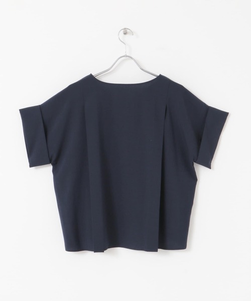 URBAN RESEARCH ROSSO（アーバンリサーチロッソ）の「リネンライクニュアンススリーブブラウス（シャツ/ブラウス・レディース・ネイビー/ベージュ系その他/ブルー系その他・FREE）」の5枚目の写真