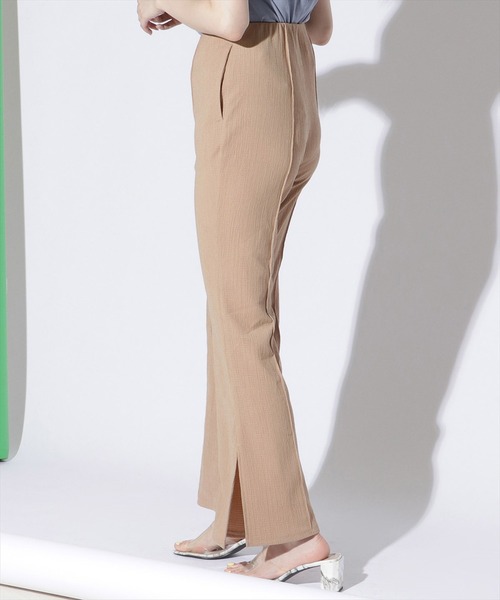 REDYAZEL（レディアゼル）の「スリットイージーパンツ（その他パンツ・レディース・ベージュ/ブラック・FREE）」の7枚目の写真