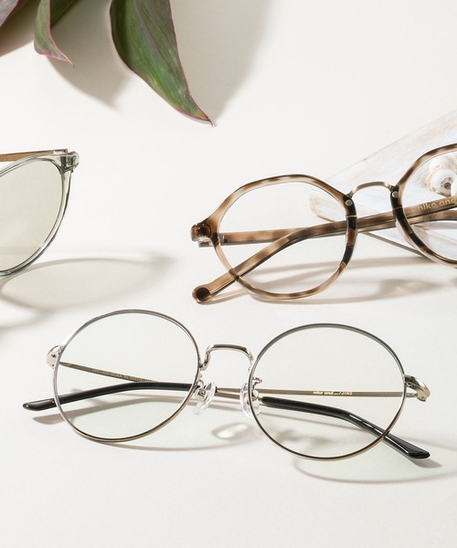 niko and...（ニコアンド）の「【JINS(ジンズ)】コラボラウンドメタルダテ眼鏡（メガネ・レディース・ダークブラウン/イエロー・FREE）」の19枚目の写真