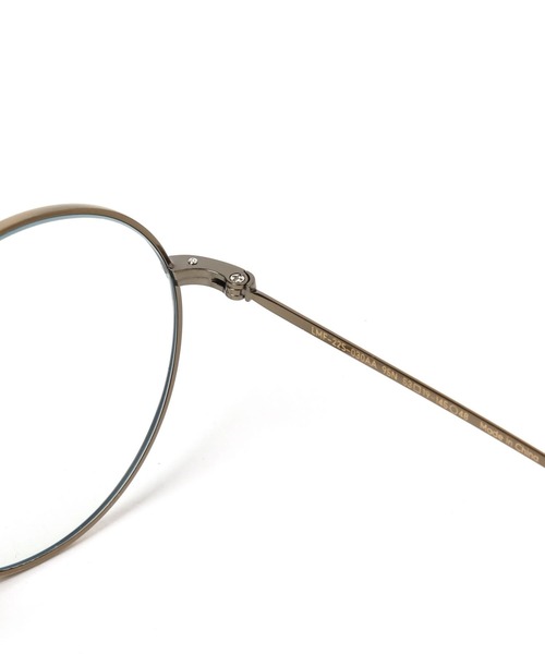 niko and...（ニコアンド）の「【JINS(ジンズ)】コラボラウンドメタルダテ眼鏡（メガネ・レディース・ダークブラウン/イエロー・FREE）」の4枚目の写真