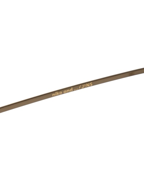 niko and...（ニコアンド）の「【JINS(ジンズ)】コラボラウンドメタルダテ眼鏡（メガネ・レディース・ダークブラウン/イエロー・FREE）」の7枚目の写真