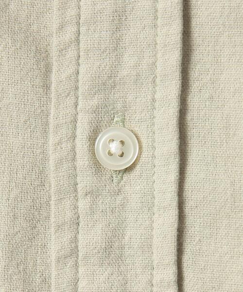 coen(コーエン)の「ウィンターリネンバンドカラーシャツ(シャツ/ブラウス・メンズ・オフホワイト/ブラウン/ダークグレー/ベージュ/ネイビー/ターコイズブルー・X-LARGE/LARGE/MEDIUM/SMALL)」の19枚目の写真