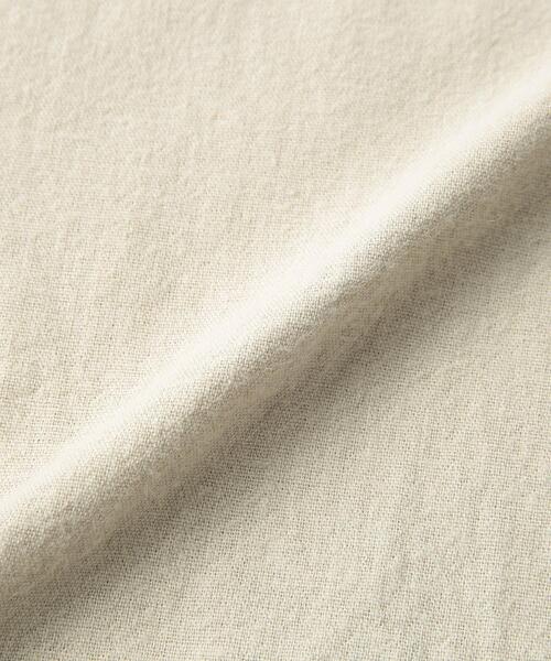 coen(コーエン)の「ウィンターリネンバンドカラーシャツ(シャツ/ブラウス・メンズ・オフホワイト/ブラウン/ダークグレー/ベージュ/ネイビー/ターコイズブルー・X-LARGE/LARGE/MEDIUM/SMALL)」の9枚目の写真