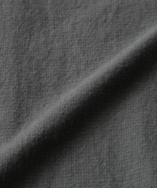 coen(コーエン)の「ウィンターリネンバンドカラーシャツ(シャツ/ブラウス・メンズ・オフホワイト/ブラウン/ダークグレー/ベージュ/ネイビー/ターコイズブルー・X-LARGE/LARGE/MEDIUM/SMALL)」の11枚目の写真