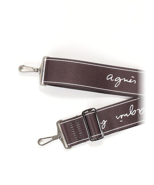 【agnes b】NA09−01 ロゴバッグベルト agnes b.｜ロゴバッグベルト (NA09-01) | Rakuten Fashion(楽天