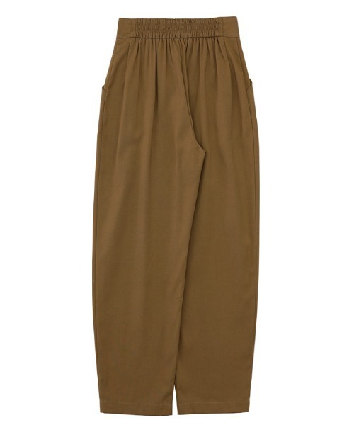 select MOCA(セレクトモカ)の「ハイウエストダブルタックパンツ(スラックス・レディース・テラコッタ/ブラック/ダークベージュ・FREE)」の10枚目の写真
