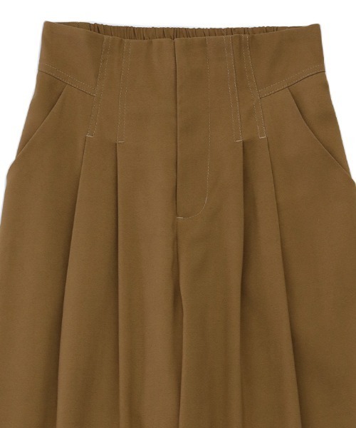 select MOCA(セレクトモカ)の「ハイウエストダブルタックパンツ(スラックス・レディース・テラコッタ/ブラック/ダークベージュ・FREE)」の20枚目の写真