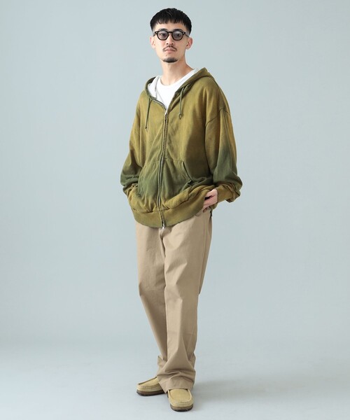 BEAMS（ビームス）の「BEAMS / ワイド チノパンツ（チノパンツ・メンズ・ライトグレー/ベージュ・S/XL/M/L）」の7枚目の写真