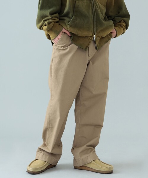 BEAMS（ビームス）の「BEAMS / ワイド チノパンツ（チノパンツ・メンズ・ライトグレー/ベージュ・S/XL/M/L）」の9枚目の写真