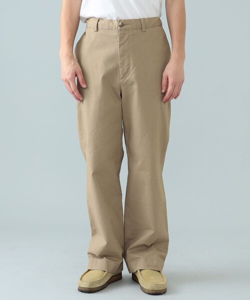 BEAMS（ビームス）の「BEAMS / ワイド チノパンツ（チノパンツ・メンズ・ライトグレー/ベージュ・S/XL/M/L）」の14枚目の写真