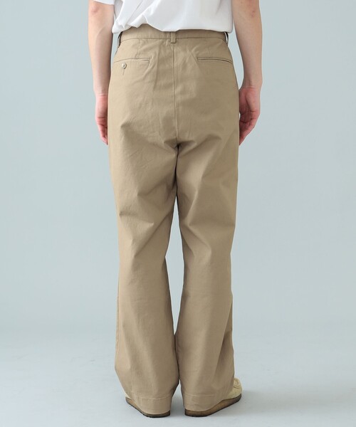 BEAMS（ビームス）の「BEAMS / ワイド チノパンツ（チノパンツ・メンズ・ライトグレー/ベージュ・S/XL/M/L）」の4枚目の写真