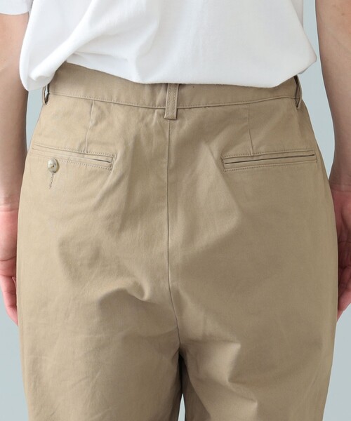 BEAMS（ビームス）の「BEAMS / ワイド チノパンツ（チノパンツ・メンズ・ライトグレー/ベージュ・S/XL/M/L）」の12枚目の写真