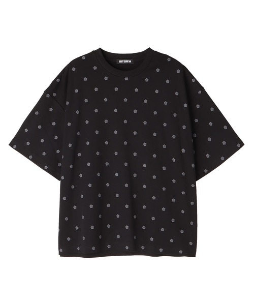 【受注生産品】 MARY QUANT（マリークワント）の「総柄デイジープリントビッグ T トップス