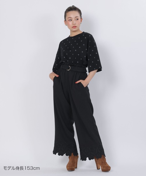 MARY QUANT（マリークワント）の「総柄デイジープリントビッグ T