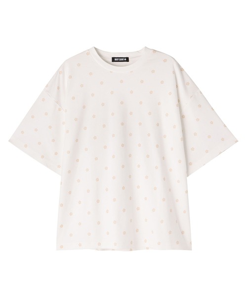 MARY QUANT（マリークワント）の「総柄デイジープリントビッグ T