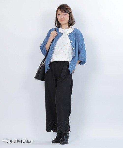MARY QUANT 総柄デイジープリントビッグ Tシャツ(ブラック) 完売品 MARY QUANT（マリークワント）の「総柄デイジープリントビッグ T