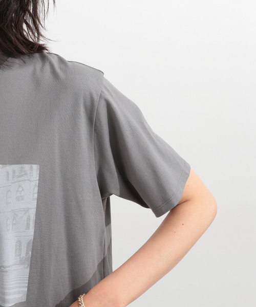 BARNYARDSTORM（バンヤードストーム）の「BARNYARDSTORM / CITYフォトT（Tシャツ/カットソー・レディース・ホワイト/チャコール・FREE）」の17枚目の写真