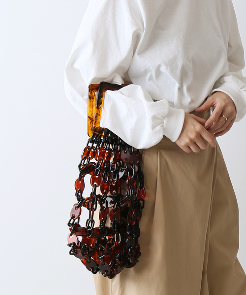 FRAMeWORK(フレームワーク)の「≪GINZA掲載≫【RESPIRO STUDIO/レスピロ ストゥディオ】 MARGOT BAG◆(ハンドバッグ・レディース・ホワイト系その他・FREE)」の9枚目の写真