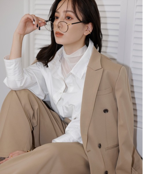 anuans（アニュアンス）の「ツイルストレートパンツ（その他パンツ・レディース・チャコールグレー/ベージュ/ブラウン・SMALL/MEDIUM）」の10枚目の写真