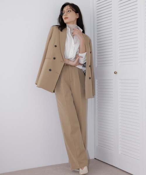 anuans（アニュアンス）の「ツイルストレートパンツ（その他パンツ・レディース・チャコールグレー/ベージュ/ブラウン・SMALL/MEDIUM）」の14枚目の写真