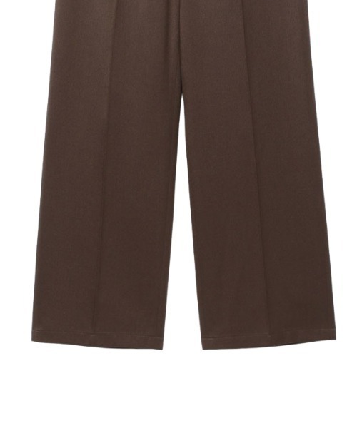 anuans（アニュアンス）の「ツイルストレートパンツ（その他パンツ・レディース・チャコールグレー/ベージュ/ブラウン・SMALL/MEDIUM）」の5枚目の写真