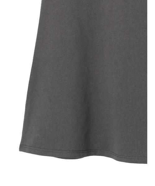 Green　Parks（グリーンパークス）の「ミニ裏毛マキシスカート（スカート・レディース・ネイビー/アイボリー/チャコールグレー・FREE）」の14枚目の写真