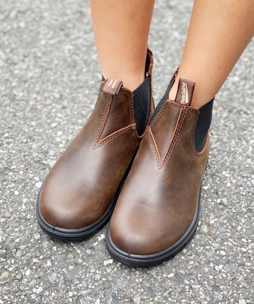 Blundstone（ブランドストーン）の「Blundstone/ブランドストーン KIDS ELASTIC BOOT サイドゴアブーツ（ブーツ・キッズ・ブラウン・11/12）」の14枚目の写真