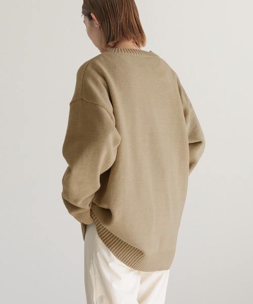 自由区UNFILO☆size44 モカベージュ　ニットセットアップ 自由区UNFILO☆size44 モカベージュ ニットセットアップ UNFILO