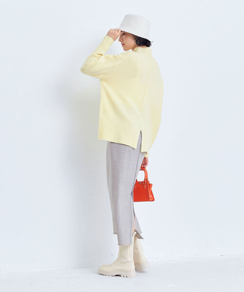 NOLLEY’S(ノーリーズ)の「◇【WEB限定】HAMILTON ハイネックプルオーバーニット(ニット/セーター・レディース・ライトグレー/ブラック/オフホワイト/クリーム/ラベンダー/ベビーピンク・38)」の21枚目の写真