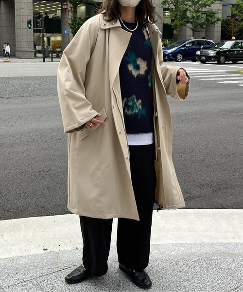 CPCM（シーピーシーエム）の「袖ドロストモッズコート（モッズコート・レディース・ベージュ/カーキ/アイボリー・FREE）」の4枚目の写真