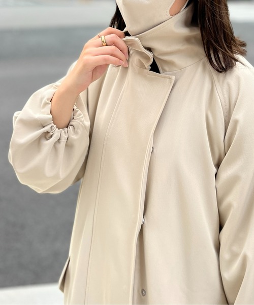 CPCM（シーピーシーエム）の「袖ドロストモッズコート（モッズコート・レディース・ベージュ/カーキ/アイボリー・FREE）」の10枚目の写真