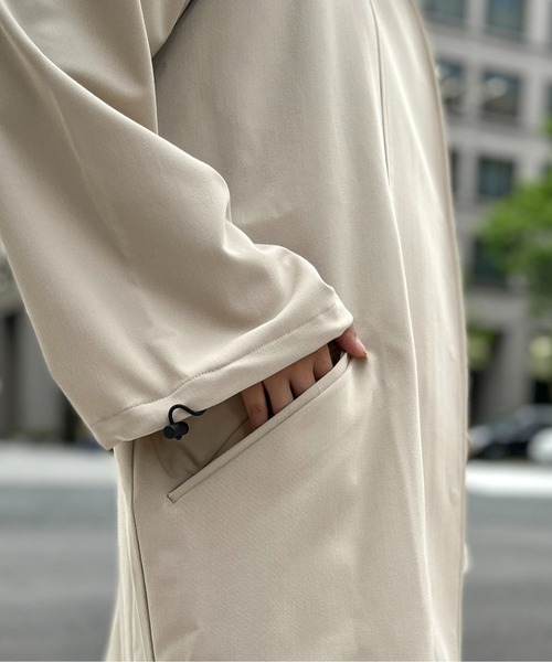 CPCM（シーピーシーエム）の「袖ドロストモッズコート（モッズコート・レディース・ベージュ/カーキ/アイボリー・FREE）」の8枚目の写真