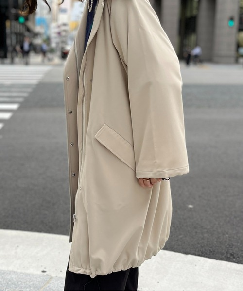 CPCM（シーピーシーエム）の「袖ドロストモッズコート（モッズコート・レディース・ベージュ/カーキ/アイボリー・FREE）」の14枚目の写真