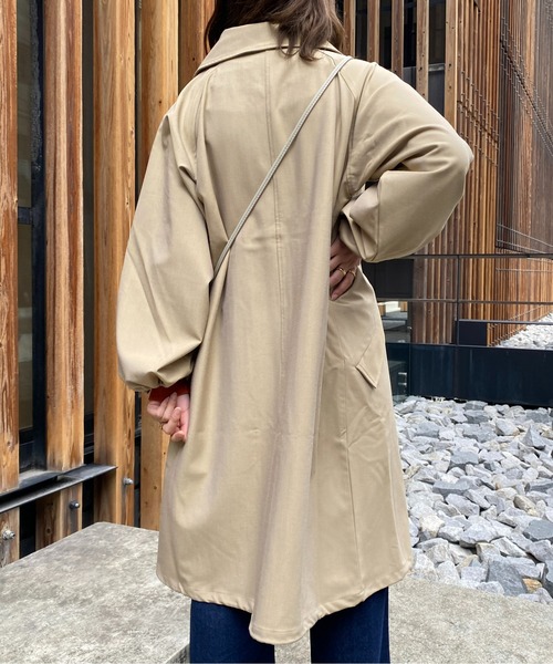 CPCM（シーピーシーエム）の「袖ドロストモッズコート（モッズコート・レディース・ベージュ/カーキ/アイボリー・FREE）」の9枚目の写真