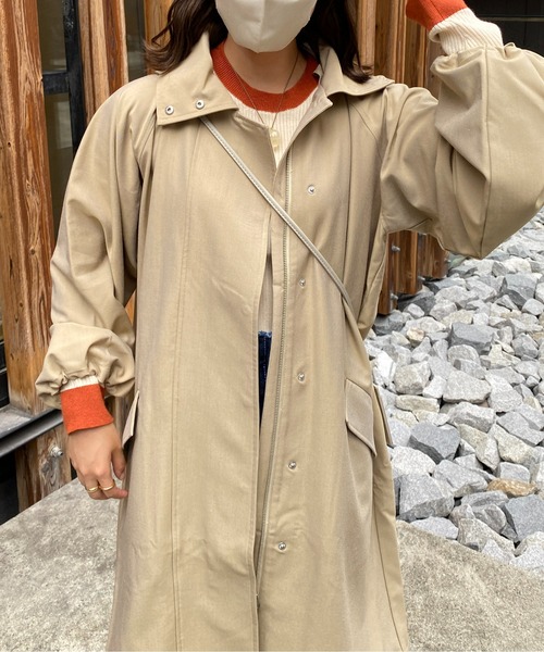 CPCM（シーピーシーエム）の「袖ドロストモッズコート（モッズコート・レディース・ベージュ/カーキ/アイボリー・FREE）」の18枚目の写真