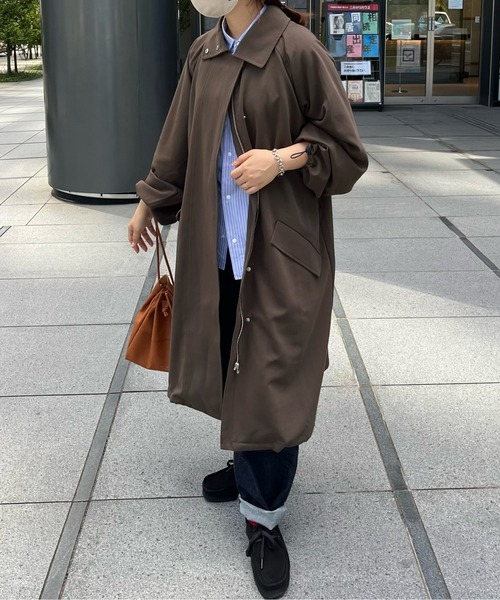 CPCM（シーピーシーエム）の「袖ドロストモッズコート（モッズコート・レディース・ベージュ/カーキ/アイボリー・FREE）」の5枚目の写真