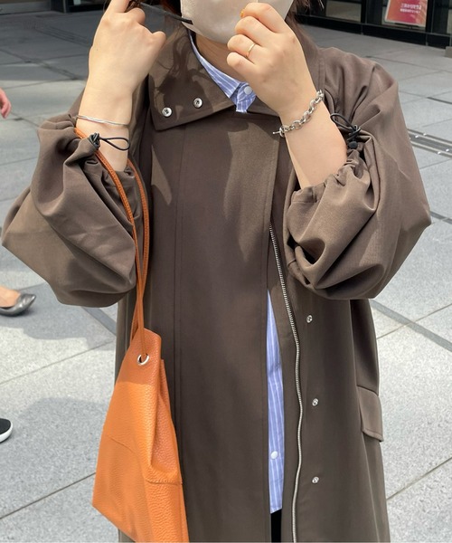 CPCM（シーピーシーエム）の「袖ドロストモッズコート（モッズコート・レディース・ベージュ/カーキ/アイボリー・FREE）」の13枚目の写真