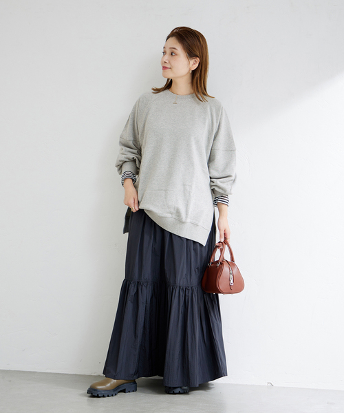 JOURNAL STANDARD(ジャーナルスタンダード)の「スウェットパフプルオーバー(Tシャツ/カットソー・レディース・ホワイト/チャコールグレー/ブラック系その他・FREE)」の9枚目の写真