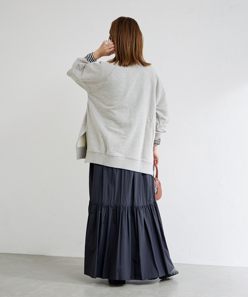 JOURNAL STANDARD(ジャーナルスタンダード)の「スウェットパフプルオーバー(Tシャツ/カットソー・レディース・ホワイト/チャコールグレー/ブラック系その他・FREE)」の10枚目の写真